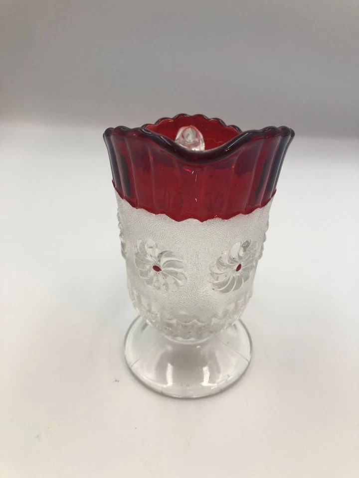 Ruby Stained Roman Rosette Creamer - Image 2 of 4