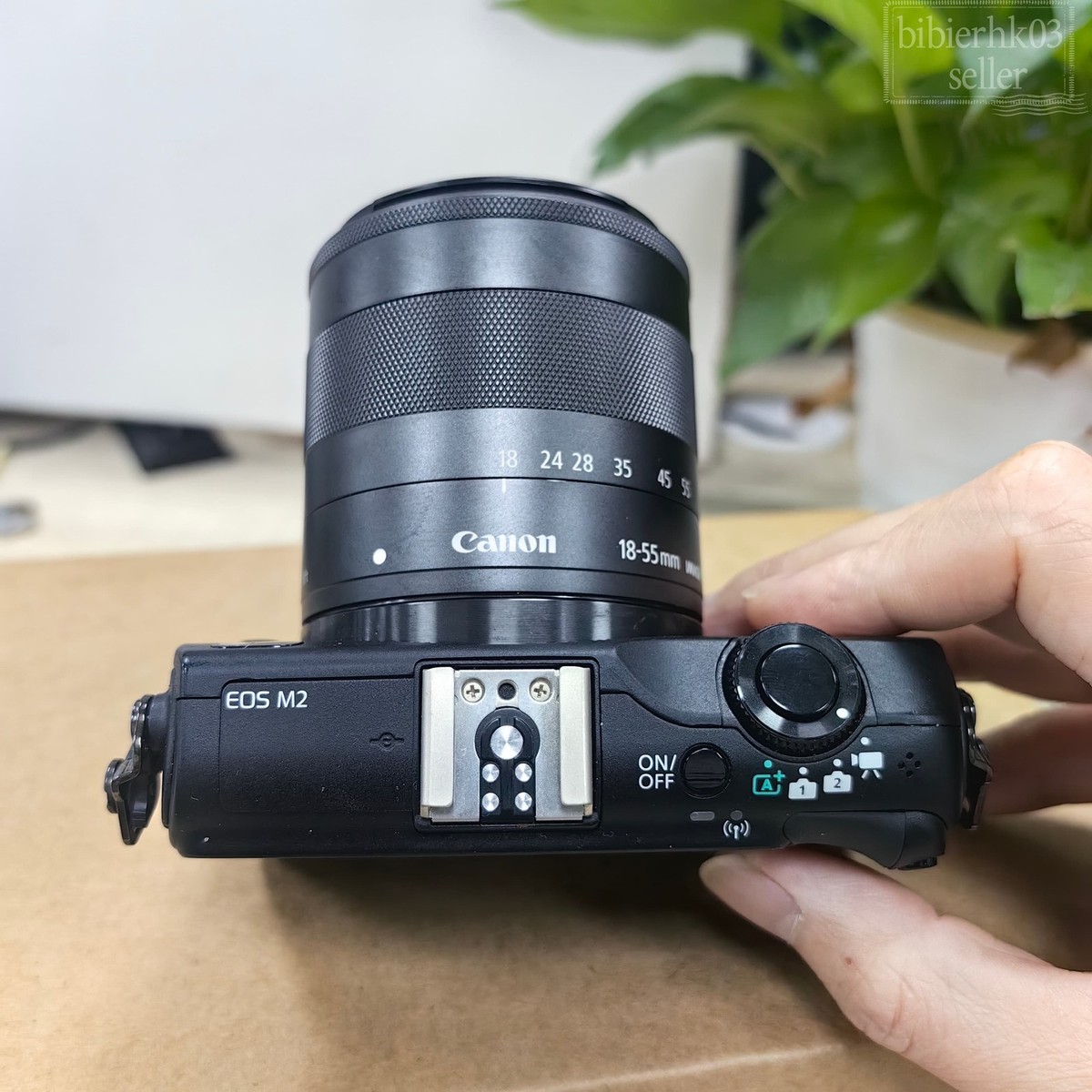 Canon EOS M2 18.0MP Digital Camera - Black (Kit w/ EF-M 18-55mm