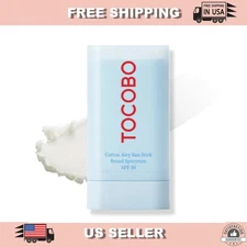 [TOCOBO] COTTON AIRY SUN STICK SPF50+ PA++++ 19g-NEW LOOK/ KOREAN SUN STICK