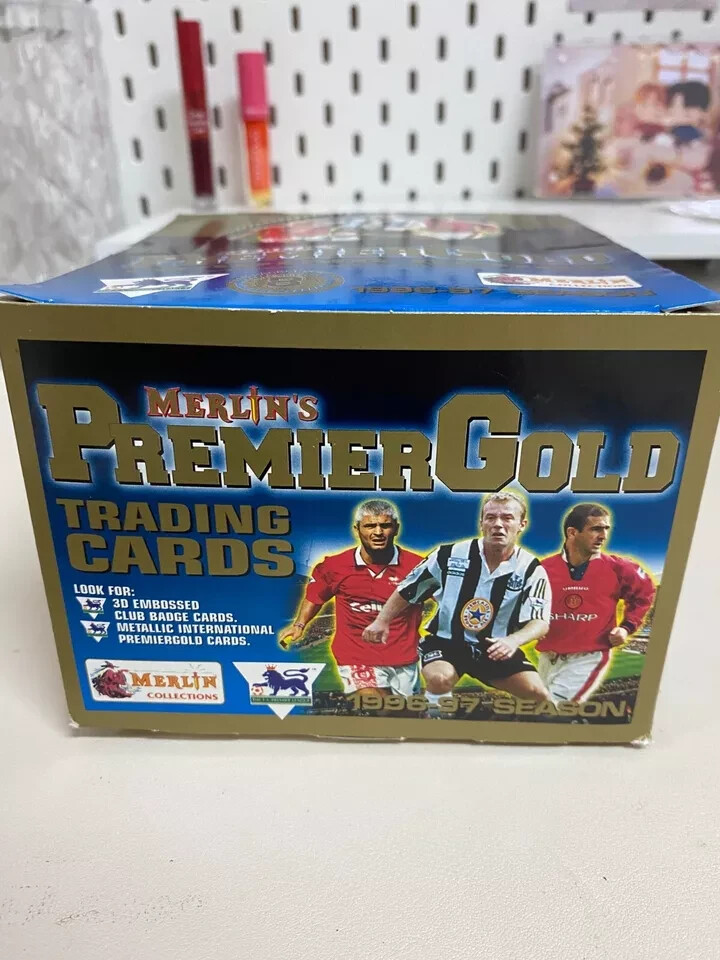 Merlin's Premier Gold David Beckham ベッカム Merlin Premier Gold Trading card Box 36 Pack Rc Rookie David