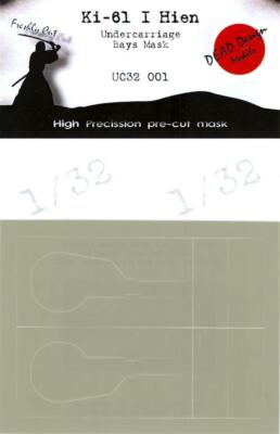 Dead Design 1/32 KAWASAKI Ki-61 I HEIN UNDERCARRIAGE BAYS PAINT MASK Hasegawa