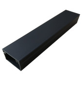 Electrical Cable Trunking  Wire Tube Conduit Tidy Plastic Cover Black Silver 