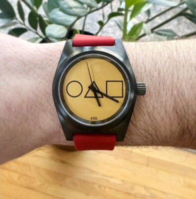 Squid Games Custom Watch Automatic Sieko NH35 Matte Black 38mm