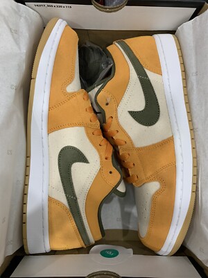 NEW Nike Air Jordan 1 Low SE 'Light Curry' DH6931-102 Men's Shoes