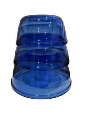 食器 Vintage Anchor Hocking Cobalt Blue set Anchor Hocking Vintage Set of 3 Clear Cobalt Blue Glass Mixing