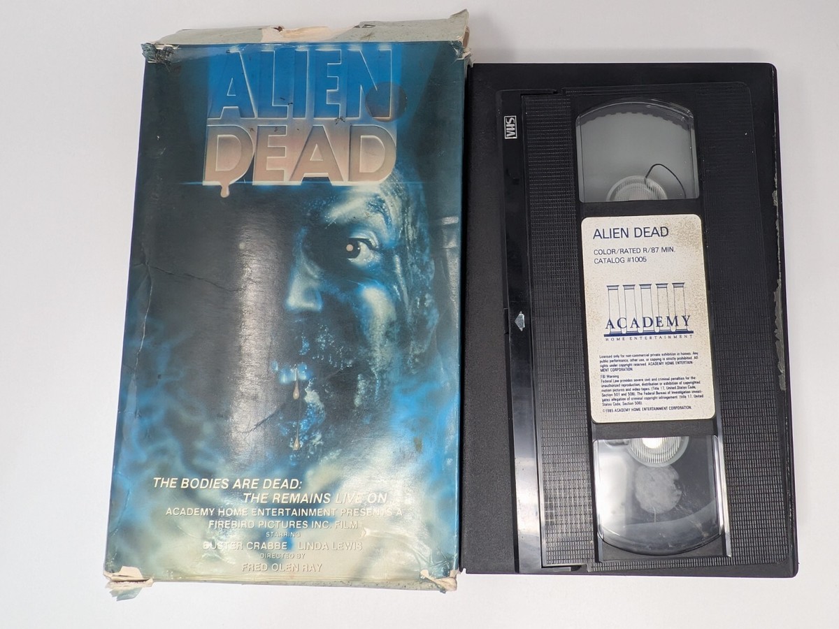 VHS: Alien Dead (1985): Fred Olen Ray, Big Box, rare horror | eBay
