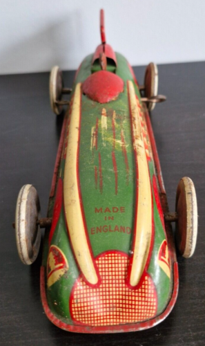 VINTAGE WELLS-BRIMTOY CLOCKWORK RACING CAR WITH FIXED KEY - Picture 2 of 11