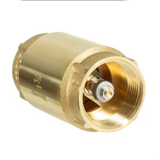 In-Line Check Valve 1 1/4" Brass Female Pipe Thread fit for Most Pumps