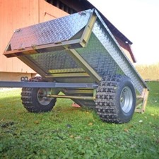 ATV Quad Off Road Polaris Honda Tipping Trailer Farm Forestry £550.00 + Vat