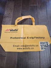 Wotofo Vapor Wonderful Life Retail Shopping Bag - Reusable