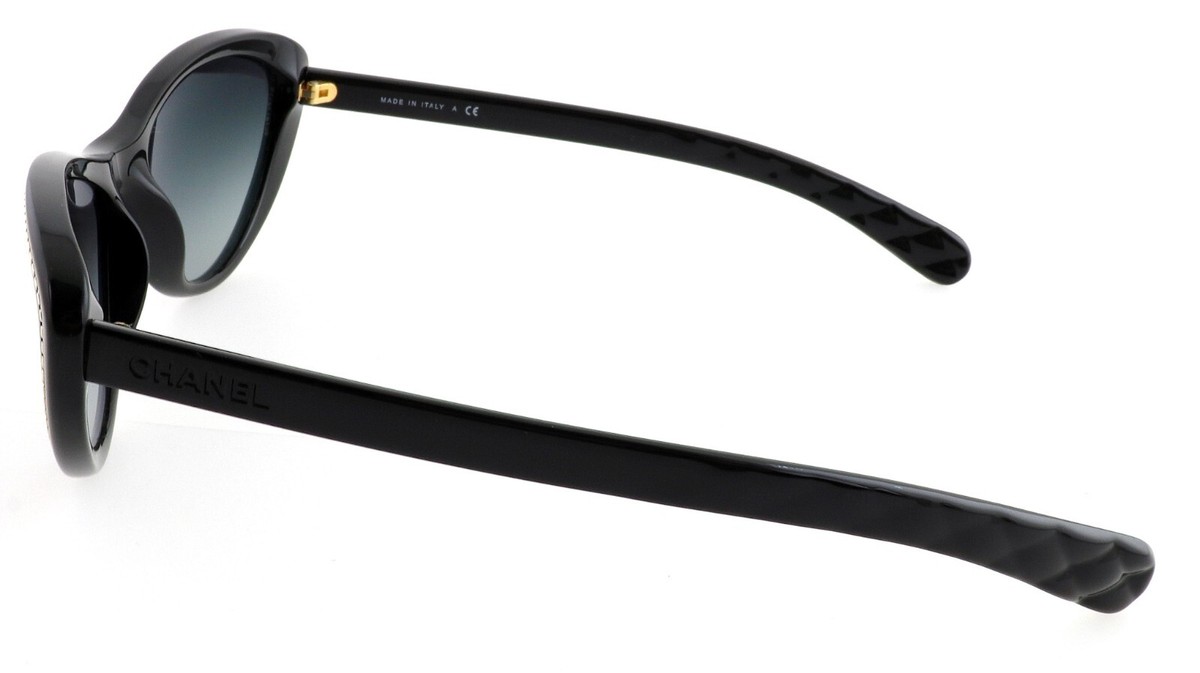 New CHANEL CH 6039 501/S6 59mm Black Cat Eye Sunglasses New CHANEL CH 6039 501/S6 59mm Black Cat Eye Sunglasses