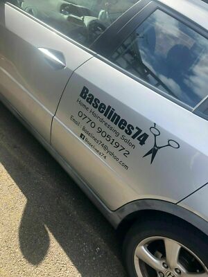 Personalisierter Salon Kosmetiker Auto Heckscheibenaufkleber Business Werbung Decal