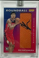 Rui Hachimura 2019-20 Panini Instant Roundball Sig RC Autograph Auto #'d 2/10