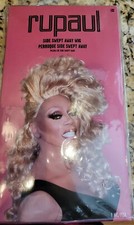 RuPaul Side Swept Away Wig Halloween Costume Blonde Adult Accessories One Size