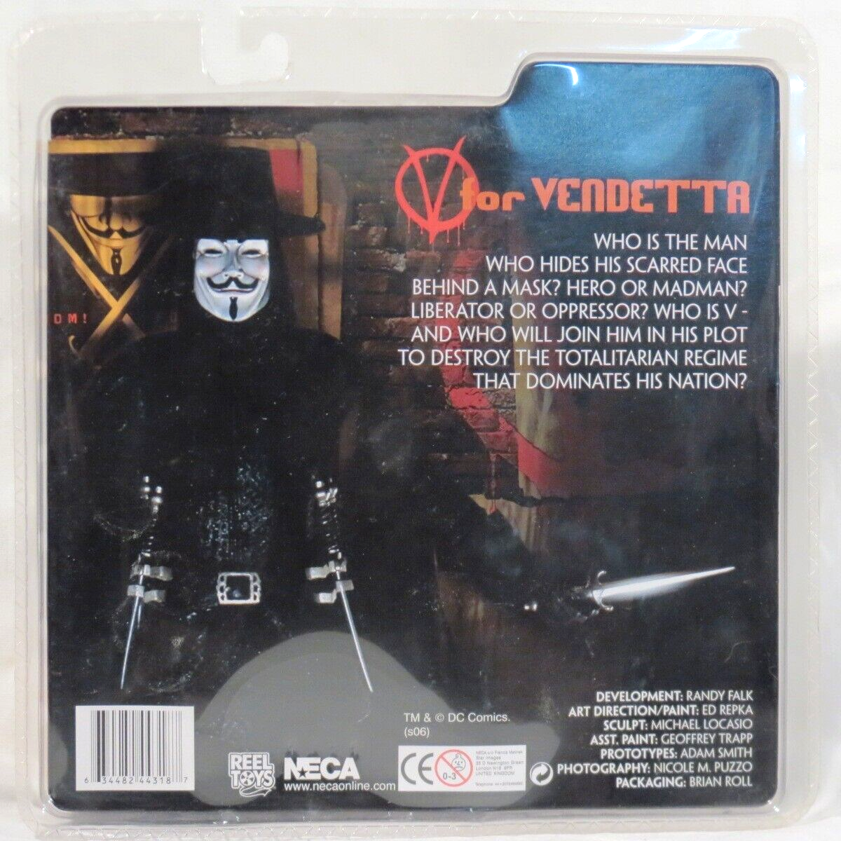 V FOR VENDETTA Reel Toys 7.5