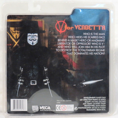 V FOR VENDETTA Reel Toys 7.5