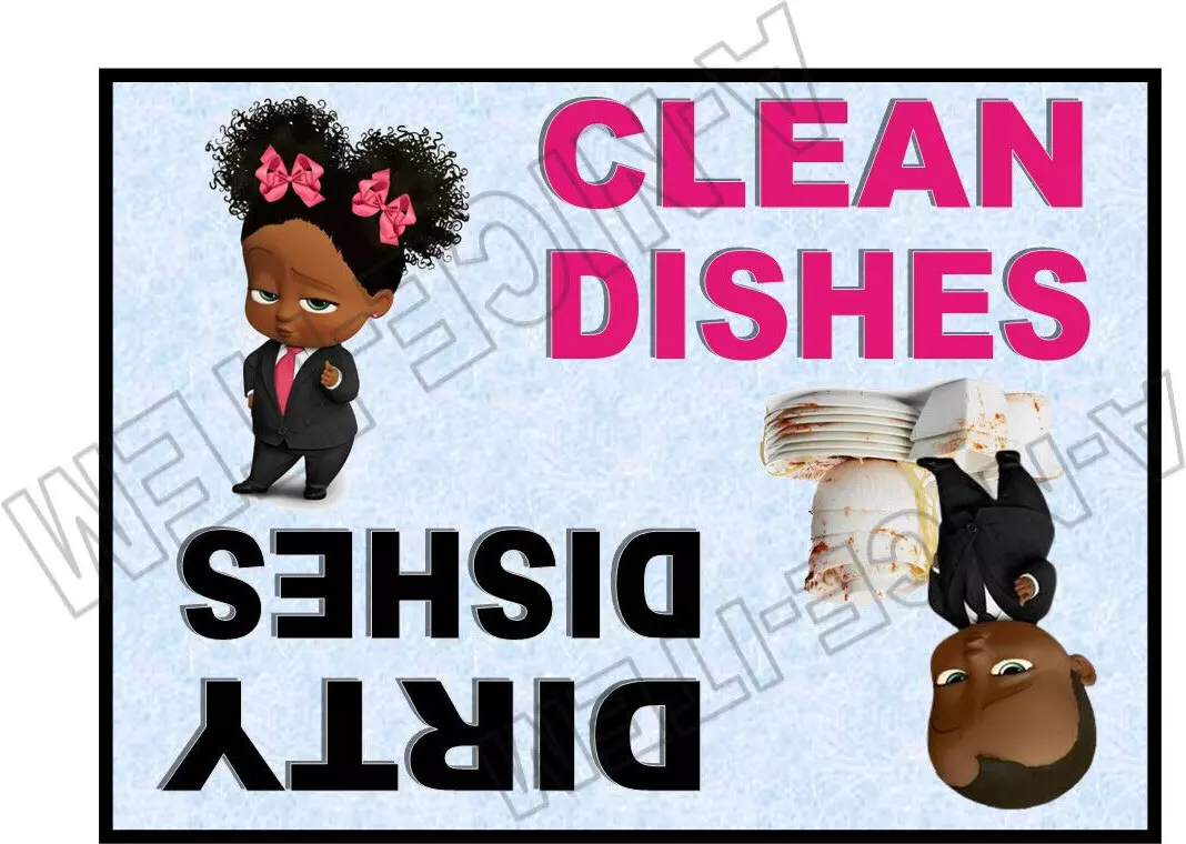 Dishwasher Magnet Clean Dirty Sign Funny