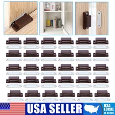 10-100Pcs Magnetic Door Catches Kitchen Cupboard Wardrobe Cabinet Latch Closures