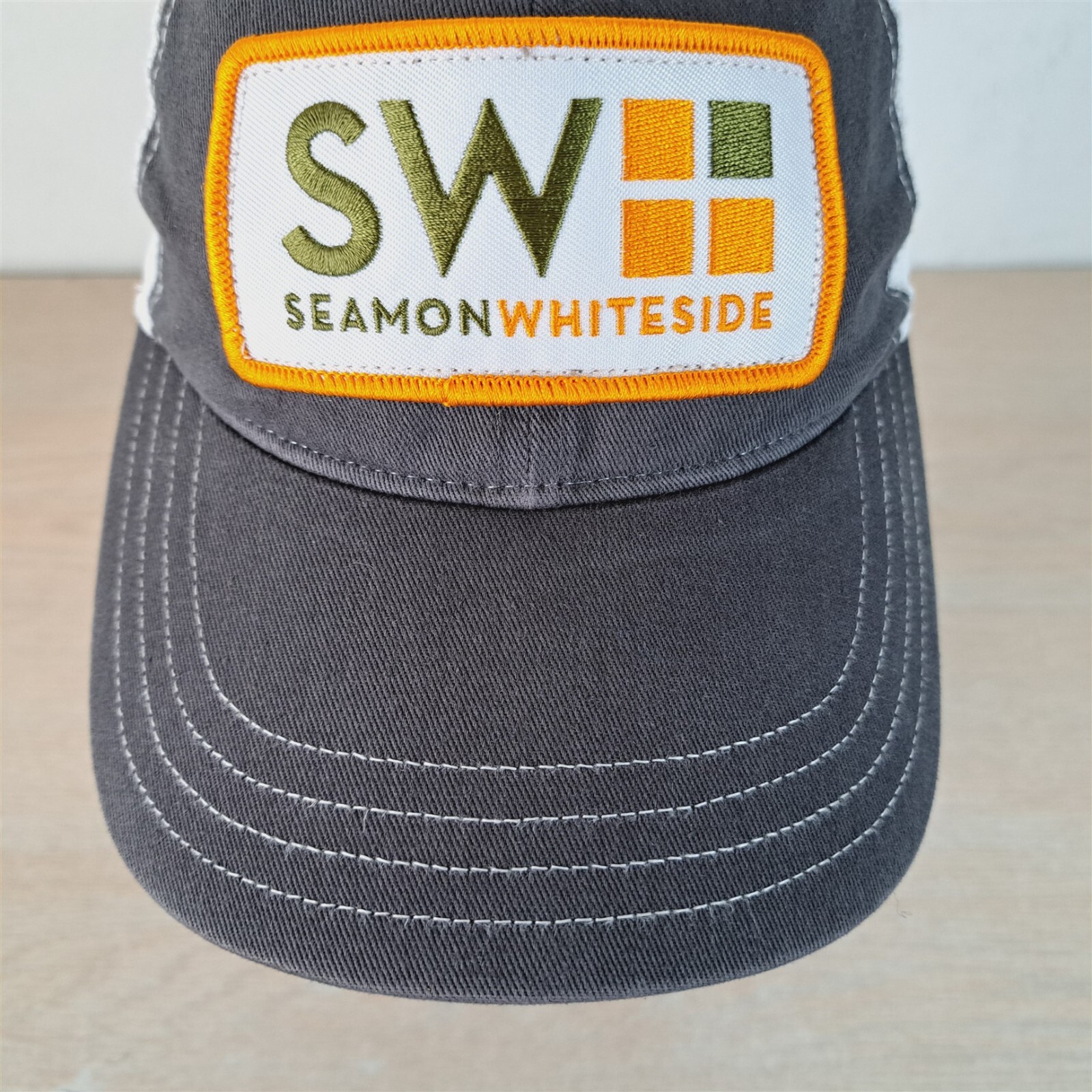 SEAMON WHITESIDE SW ADJUSTABLE SNAPBACK TRUCKER/M… - image 8
