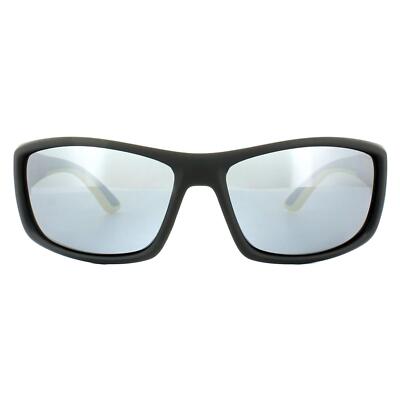 Polaroid Sport Sonnenbrille PLD 7011/S Schwarz Gelb Silber Spiegel Polarisiert