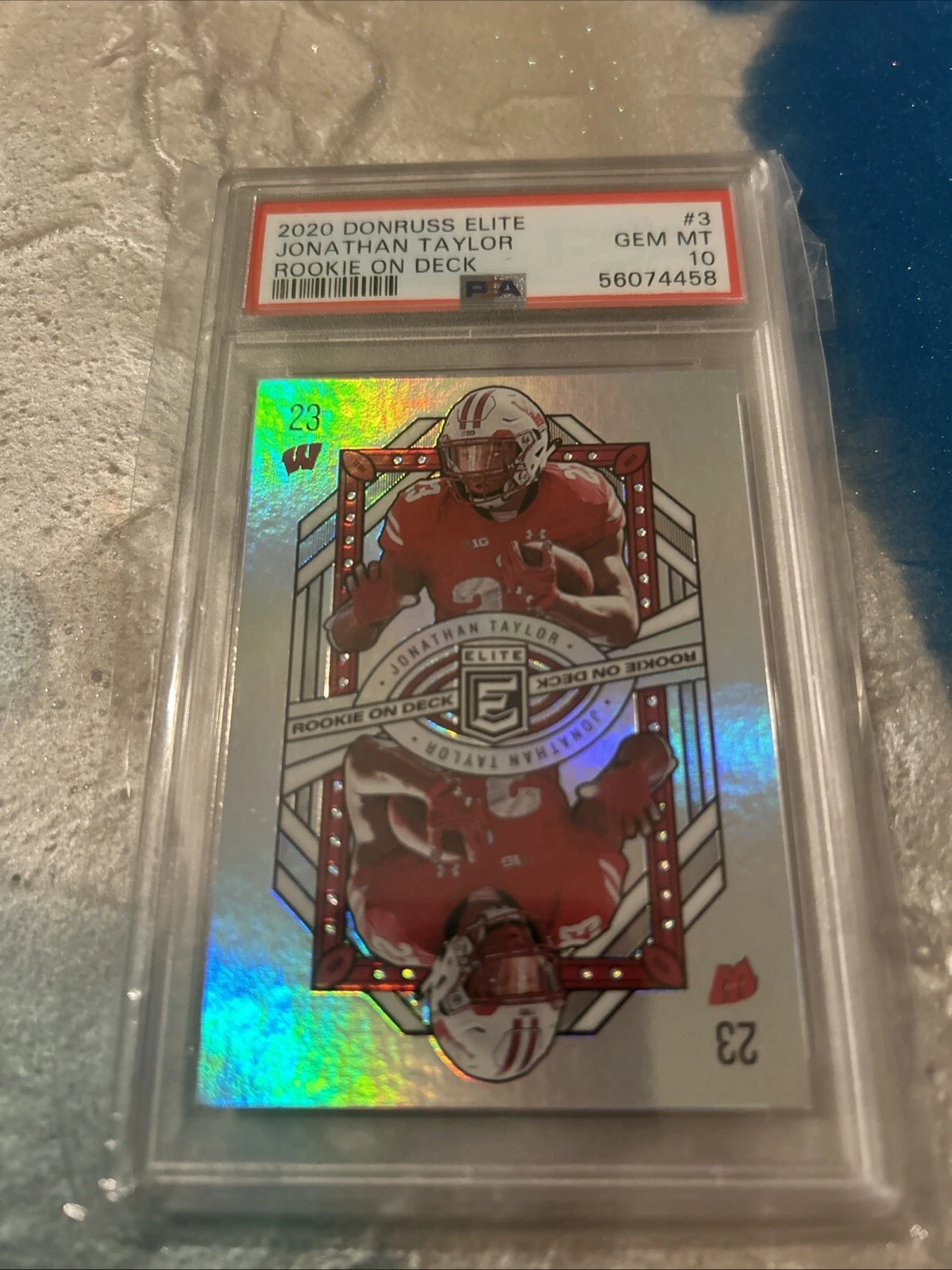 Jonathan Taylor Panini Donruss Elite Rookie on Deck #3 Base