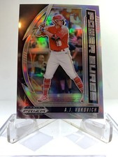 AJ Vukovich 2020 Prizm Draft Picks Power Surge Insert Silver Parallel #PDP168