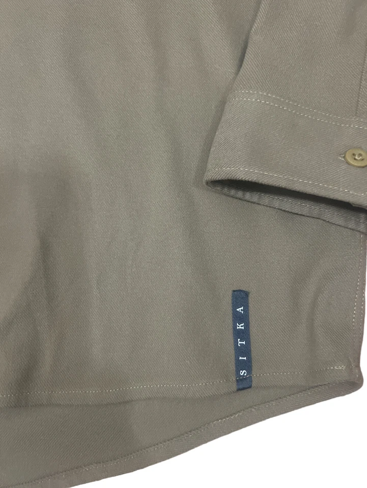 Sitka Gear Riser Work Shirt Lead Size 2X Long Sleeve Warm Clay - Image 2 of 4