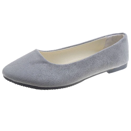 Ladies Dress Flats Slip On Pumps Dance Women Low Heel Cozy Shoes Casual Fashion - Bild 23 von 53