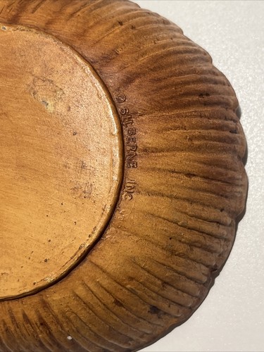 Vintage US Capitol Washington DC Embossed Souvenir Faux Wood Bowl, Silberne Inc - Picture 5 of 6