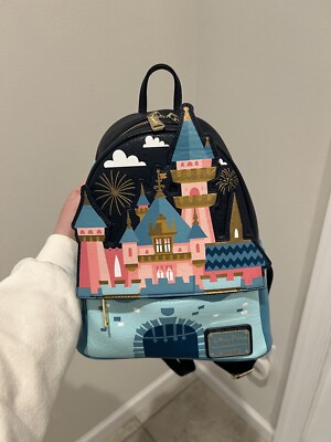 disney parks exclusive disneyland castle loungefly mini backpack Sleeping Beauty Paris Disney Backpack Loungefly Castle Disneyland