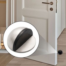 Door Stop Floor Wall Oval Stopper Stick-on Self Adhesive Rubber Buffer Stopper