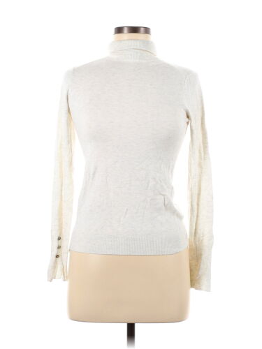 Zara Women Ivory Turtleneck Sweater M - image 1