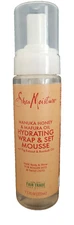 Shea Moisture Hydrating Wrap & Set Mousse Manuka Honey & Mafura Oil 7.5 Fl Oz