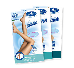 Sauber Pharma Classic Line Kniestrumpf 140 DEN Farbe Sand Beige GrÃ¶ÃŸe 4
