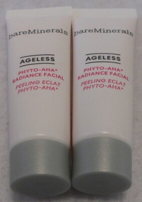 Bareminerals Bare Escentuals 2 Tubes of Ageless Phyto-AHA Radiance Facial Sealed