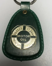 Emlenton PA Quaker State Truck Plaza Stop Pennsylvania Gas Vintage Keychain