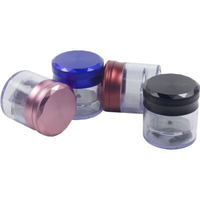 2.4'' Metal Spice Herb Tobacco Grinder 4 Piece Crusher  Storage gift man