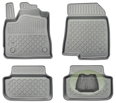 Z524646 TPE-Schalenmatten kompatibel mit  Dacia Sandero Essential 3 DJF Schräghe