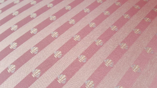 Beautiful Striped Fabric Mahogany Chair (LOCAL Pick-up Only) - Image 3 of 4