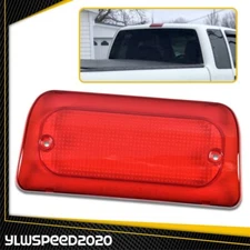 High 3rd Brake Light Lens Red Fit For 94-04 Chevy S10 GMC Sonoma Reg Or Crew Cab