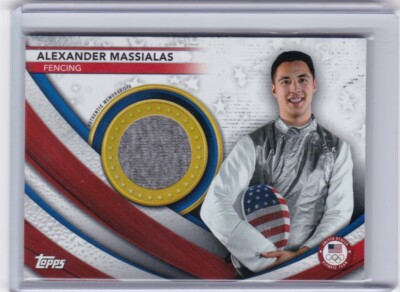 2021 US Olympic & Paralympic Team and Hopefuls Alexander Massialas Rookie RC