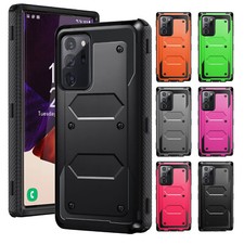 Dual Layer Rugged Hard Phone Case Cover For Samsung Galaxy Note 20/Note 20 Ultra