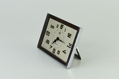 DEP French Art Deco 8-Day Clock c.1930 AS IS (Parts or Repair) (DUTY FREE)