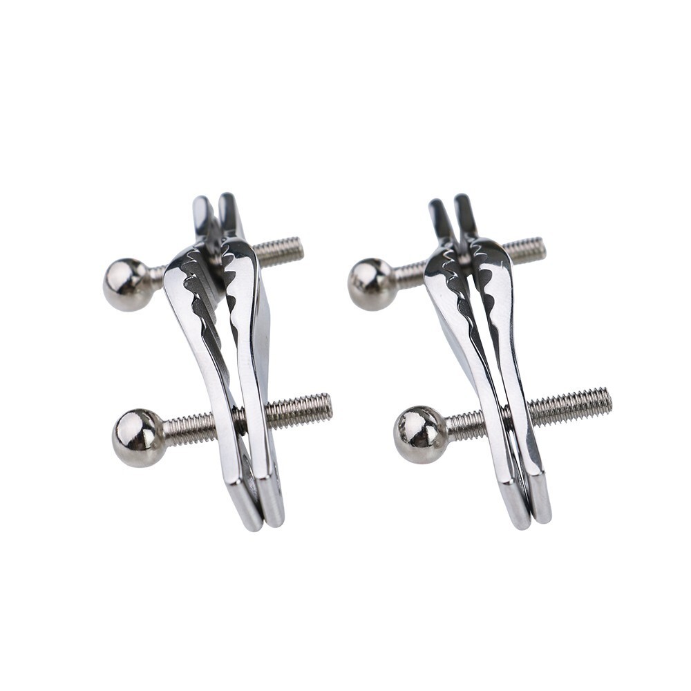 Nipple Clip Cover Chest Bondage clamps Female Bra Breast Binder Wearable Metal