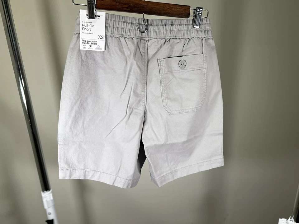 Pantalones cortos para hombre Sonoma Good For Life 7” Everyday Pull-On ~ XS ~ gris/aleación ~ NUEVOS NUEVOS CON ETIQUETAS Foto 2 de 3