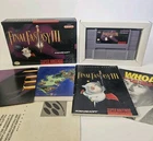 Final Fantasy III 3 Super Nintendo SNES Complete CIB w/ Map + Poster
