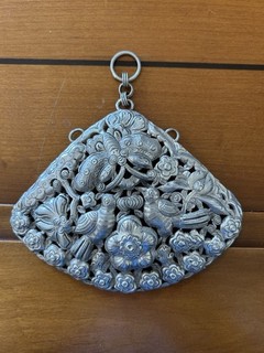 Plaque De Mariage en Argent Sterling Vajrayana