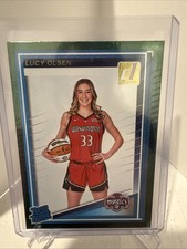 2025 Panini Donruss WNBA - Rated Rookie Lucy Olsen #97 Green Shimmer (RC)