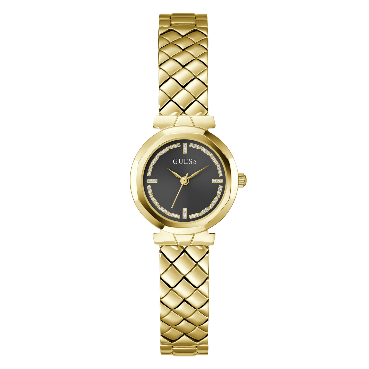 Guess Gold Womens Analogue Watch Mini Rumour GW0839L2
