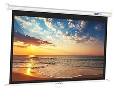 100INCH Manual Pull Down White Projector Screen 100-Inch 16:9 Slow retraction 